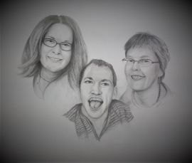commissioned portrait for Elsie Roncin