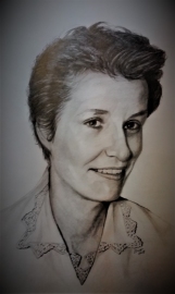 commissioned portrait for Brown family     Mary Brown