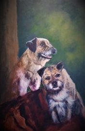 Gizmo and Gremlin. commissioned for Tony and Elizabeth Hunt